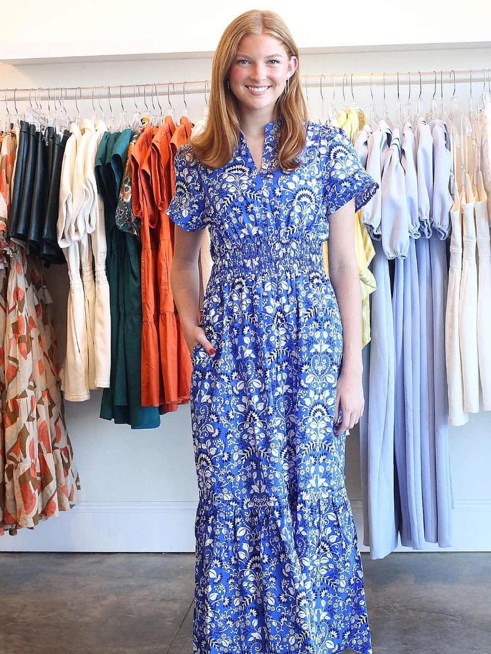 Sugarlips Belraj Poplin Maxi Dress